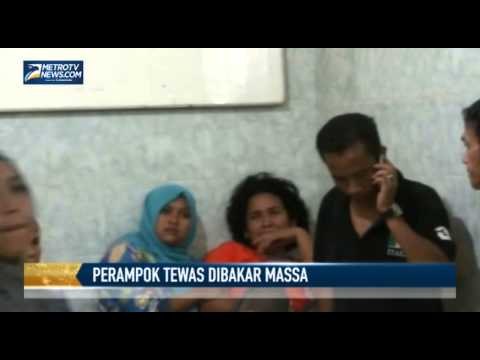 Pencuri di Musi Rawas Tewas Dibakar Massa
