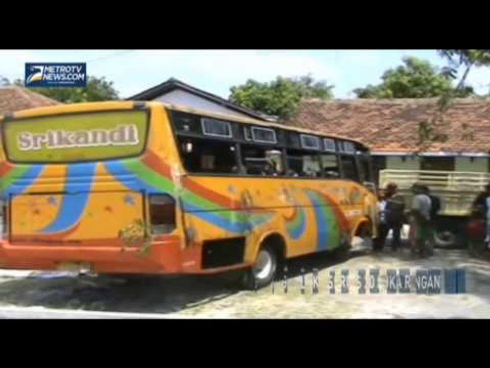 Bus Rombongan Pengantin Terguling, 5 Luka Serius 20 Luka Ringan