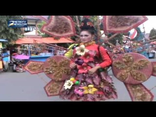 Karnaval Busana Barang Bekas Meriahkan HUT RI di Trenggalek