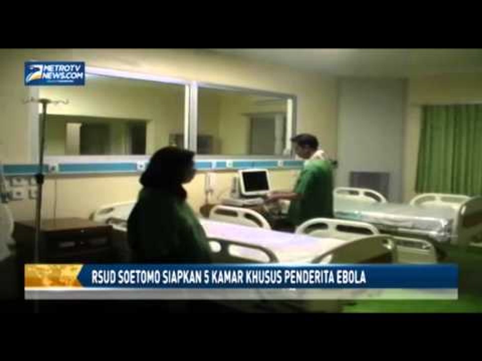 RSUD Soetomo Siapkan 5 Kamar Khusus Penderita Ebola