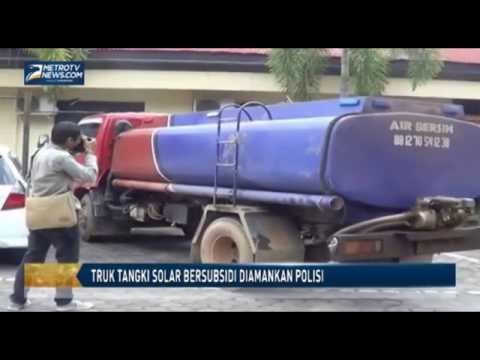 Polisi Amankan Truk Tangki BBM Bersubsidi Ilegal Milik Oknum TNI