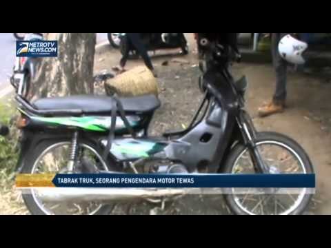 Tabrak Truk, Seorang Pengendara Motor Tewas