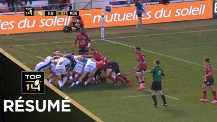 TOP 14 - Résumé Toulon-Montpellier: 18-21 - J19 - Saison 2018/2019