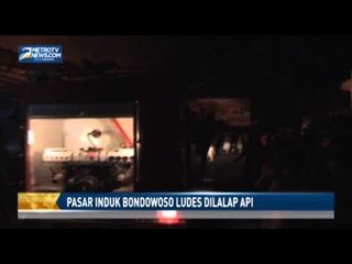 Pasar Induk Bondowoso Ludes Dilalap Api