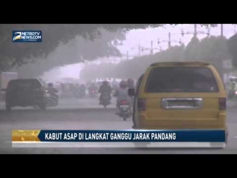 Kabut Asap di Langkat Ganggu Jarak Pandang
