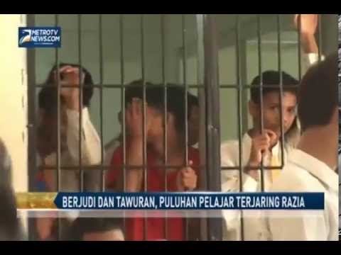 Berjudi dan Tawuran, Puluhan Pelajar Ditangkap Polisi