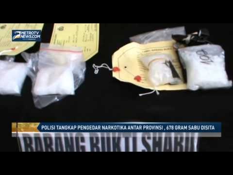 Polisi Tangkap Pengedar Narkotika Antar Provinsi, 678 Gram Sabu Disita