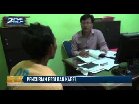 2 Pencuri Besi dan Kabel Sutet Diringkus Polisi