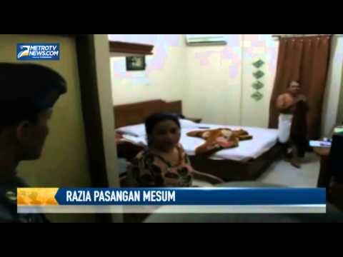 Belasan Pasangan Mesum Terjaring Razia