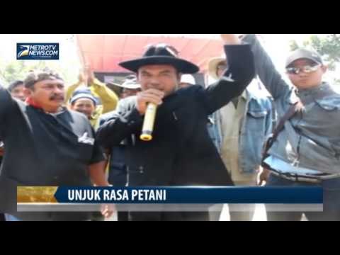 Unjuk Rasa Ribuan Petani Tebu Tolak Perpanjangan Hak Guna Usaha