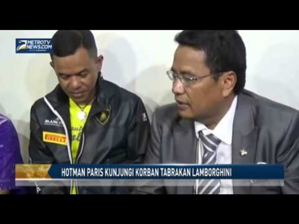 Hotman Paris Kunjungi Korban Tabrakan Lamborghini
