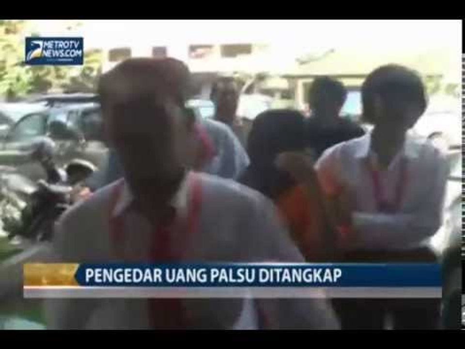 Pengedar Uang Palsu Ditangkap
