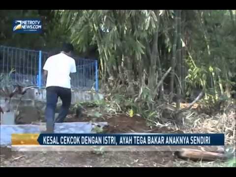 Cekcok dengan Istri, Pria ini Tega Bakar Anaknya Sendiri