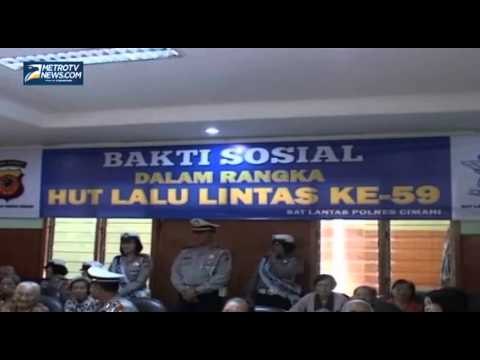 HUT Lantas Ke-59, Polantas Polres Cimahi Sambangi Panti Jompo