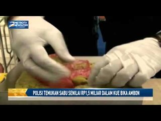 Polisi Temukan Sabu Senilai Rp1,5 Miliar dalam Kue Bika Ambon