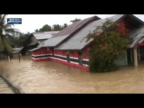 Banjir di Nagan Raya Meluas, Ratusan Rumah Terendam