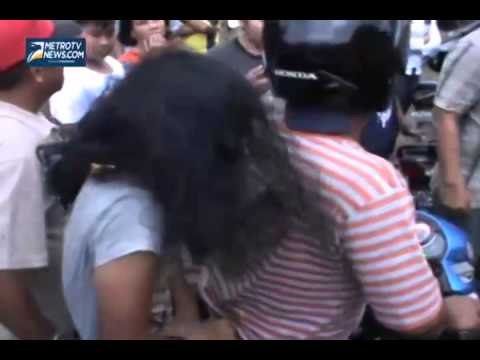 Kedapatan Mencopet, Pria ini Diamuk Massa