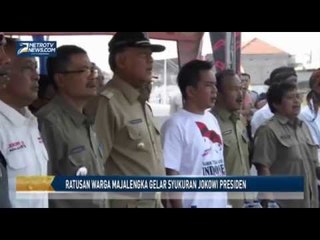 Download Video: Ratusan Warga Majalengka Gelar Syukuran Jokowi Presiden