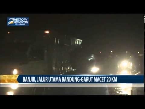 Banjir, Jalur Utama Bandung Garut Macet 20 Km