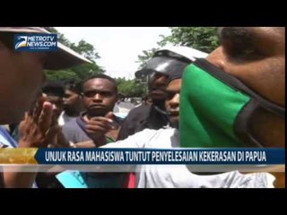 Скачать видео: Unjuk Rasa Mahasiswa Tuntut Penyelesaian Kekerasan di Papua