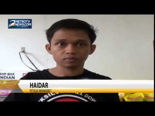 Perampokan dan Penyekapan Pengunjung Minimarket Terekam CCTV