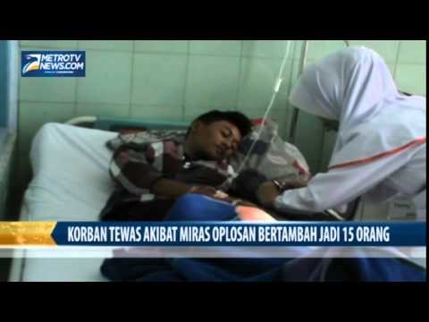 Korban Tewas akibat Miras Oplosan Bertambah Jadi 15 Orang