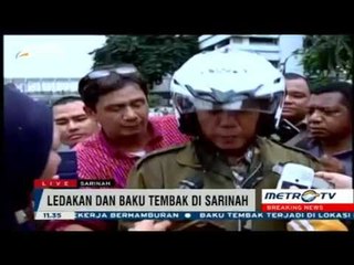 Ledakan Sarinah, Saksi: Pelaku Menggunakan Mobil Hitam dan Menembak