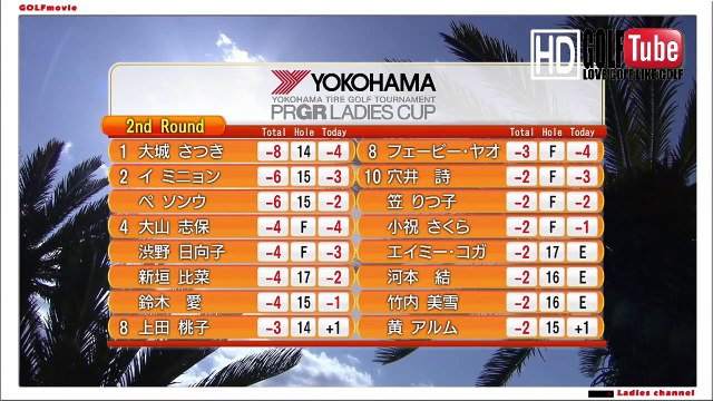 【golf】土佐カントリークラブを女子プロゴルファーがラウンド　ヨコハマタイヤPRGRレディス 2019　2019年3月16日2日目　Yokohama TAIYA PRGR Ladies Cup japan woman's Golf Tournament