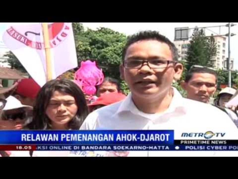 Primetime News: Relawan Pemenangan Ahok-Djarot