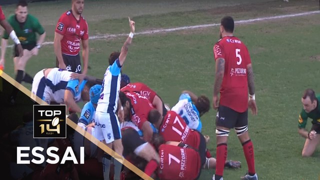 TOP 14 - Essai Bismarck DU PLESSIS (MHR) - Toulon - Montpellier - J19 - Saison 2018/2019