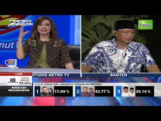 Rano Karno Klaim Menang, Wahidin: Sumbernya Dari Mana?