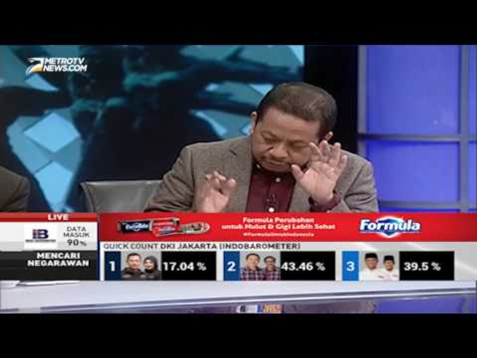 Indo Barometer: Partisipasi Masyarakat di Pilgub DKI 2017 Luar Biasa