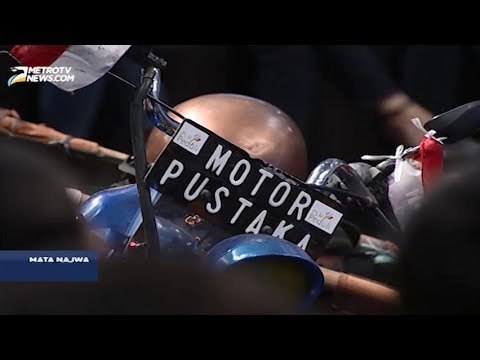 Dari Motor Rongsokan Jadi Perpustakaan Keliling