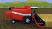 Farm Work | Combine-Harvester | Tractor | Construction Equipment - Farm Work | Animation