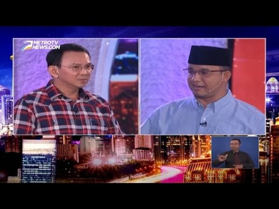 Ahok Vs Anies Debat Soal Reklamasi