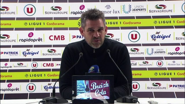 La réaction de Jocelyn Gourvennec après Guingamp -Dijon (1-0)