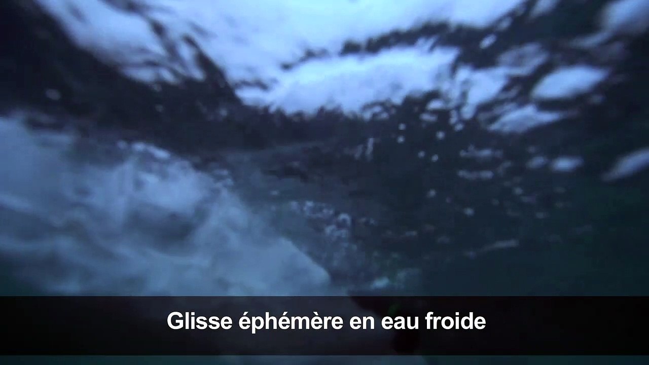 Une planche de surf en glace: glisse éphémère a...