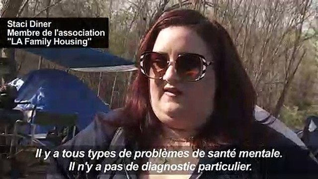 A Los Angeles, une ONG surveille la santé mentale des sans-abris