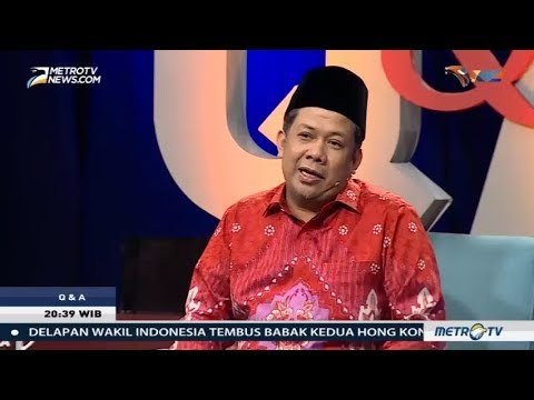Q & A - Fahri Hamzah Bantah Bela Setnov di Kasus KTP-el