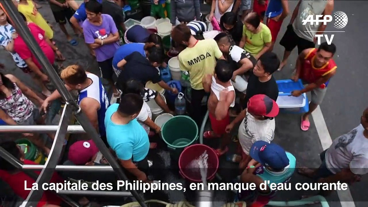 Manille affronte sa 'pire' pénurie d'eau
