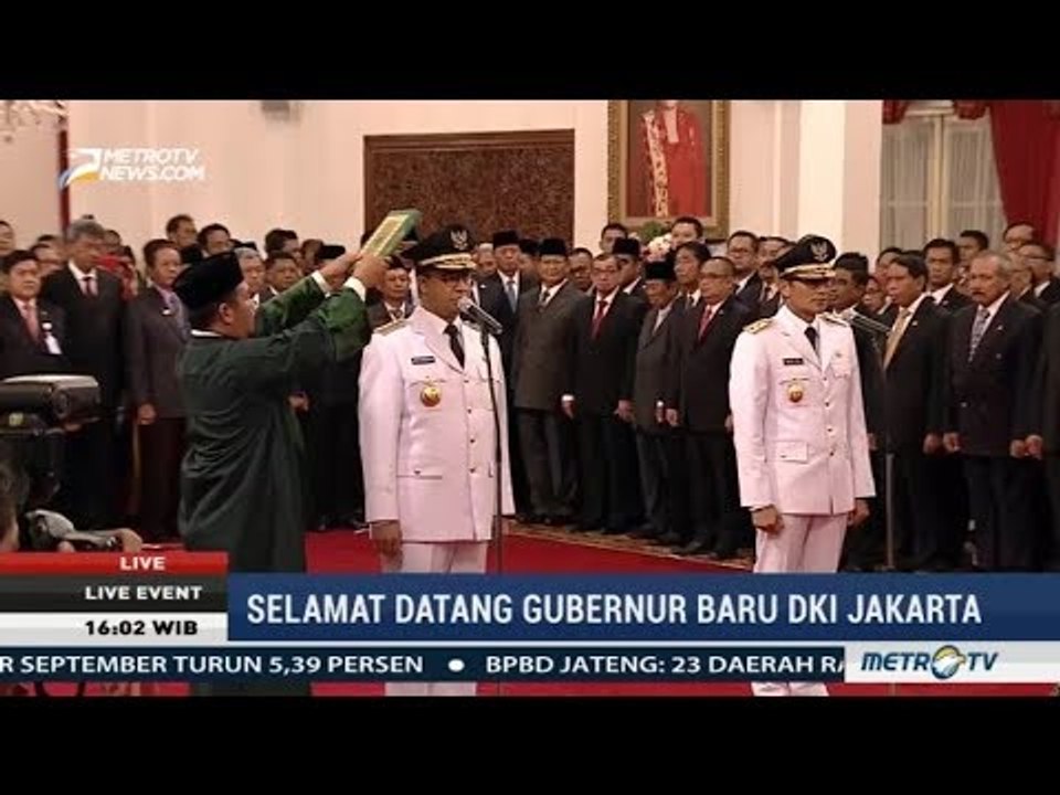 Anies-Sandi Resmi Pimpin DKI Jakarta