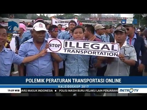Kaleidoskop Sosial 2017: Polemik Peraturan Transportasi Online