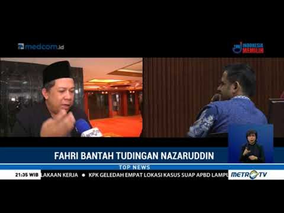 Dituding Korupsi, Fahri Hamzah: Nazaruddin Stres