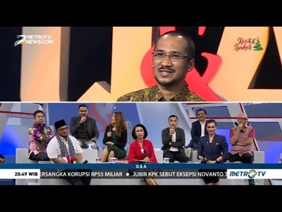 Q & A - Ditanya soal Pencalonan Jadi Wapres, Abraham Samad: Manusia Tidak Bisa Menolak Takdir