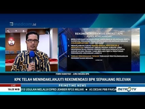 Jawaban KPK soal Rekomendasi Pansus Angket