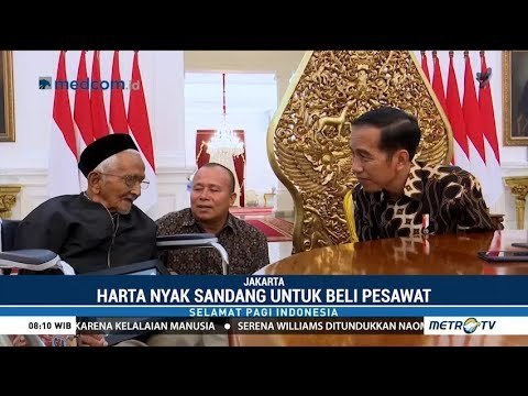 Penyumbang Dana Pesawat Pertama RI Bertemu Jokowi