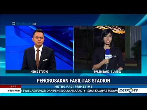 Empat Pelaku Perusakan Stadion Jakabaring Ditangkap