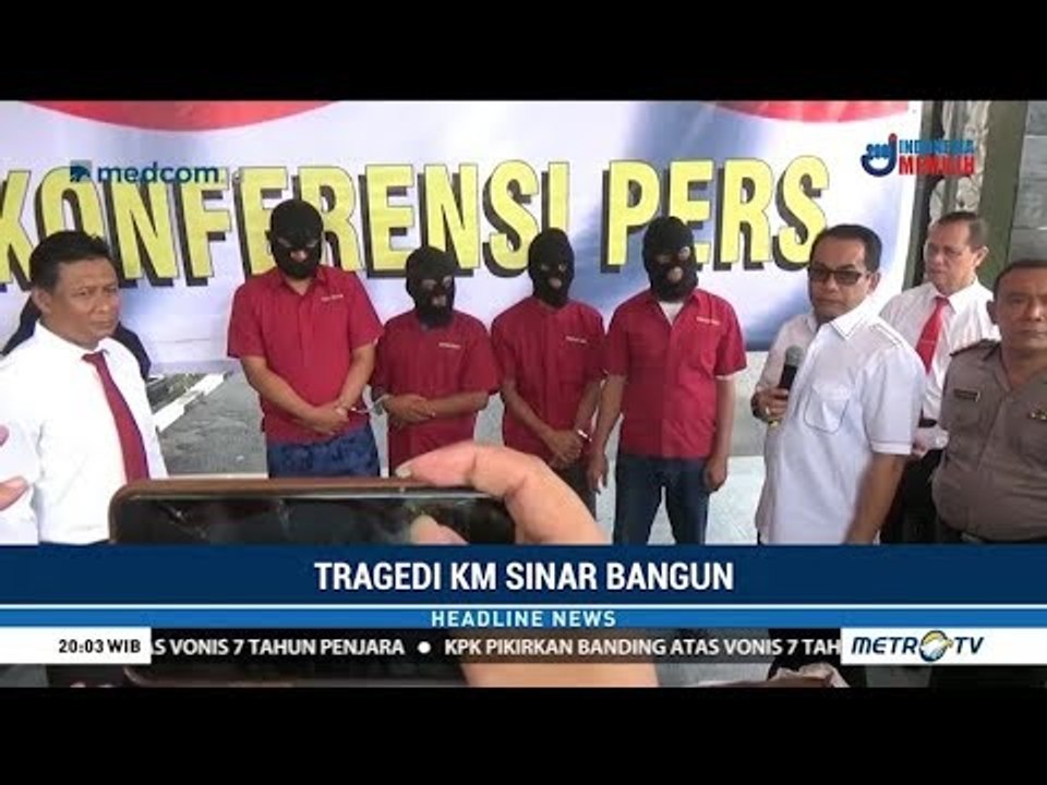Empat Tersangka Tenggelamnya KM Sinar Bangun Terancam 10 Tahun Penjara