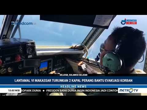 Lantamal Makassar Kerahkan Dua Kapal Perang Bantu Pencarian Korban KM Lestari Maju