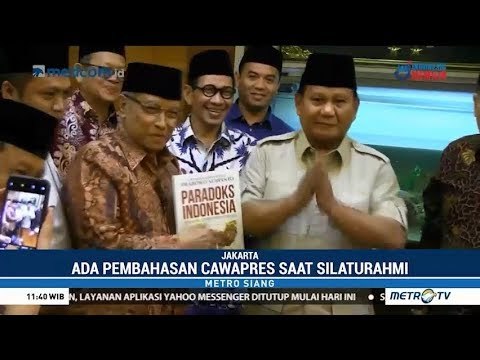 Prabowo Subianto Temui Said Aqil di Kantor PBNU